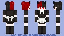 Maid dress Minecraft Skin