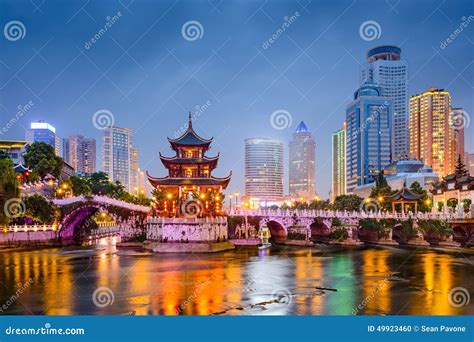 Guiyang, China City Skyline Stock Photo - Image of city, lights: 49923460