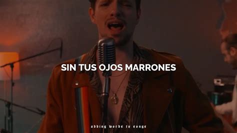 Lasso - Ojos Marrones // Letra + Performance Video Chords - Chordify