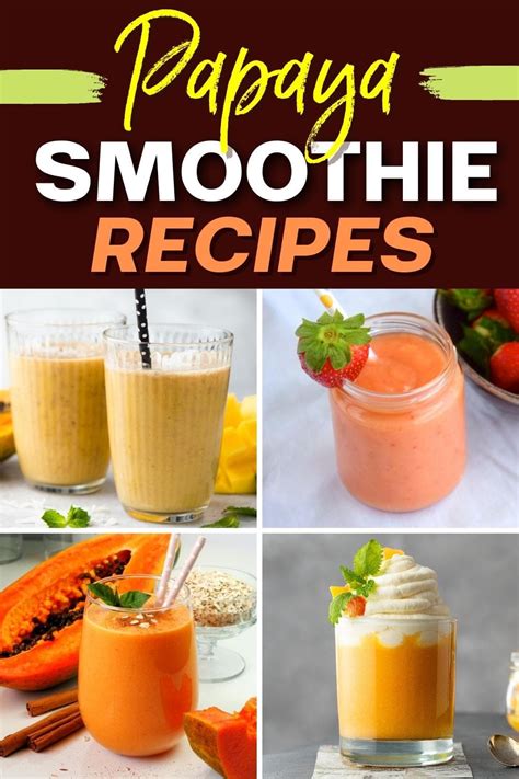 10 Best Papaya Smoothie Recipes - Insanely Good