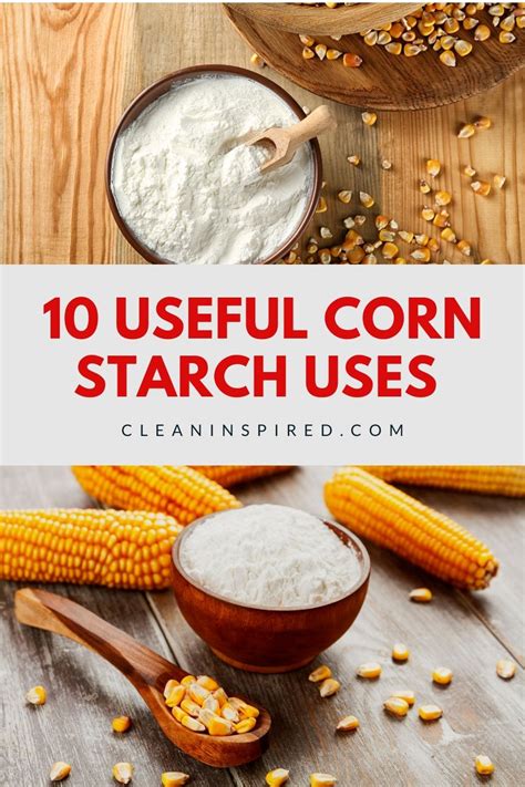 10 Unusual Corn Starch Uses Around The House | Corn starch, Starch, Diy ...