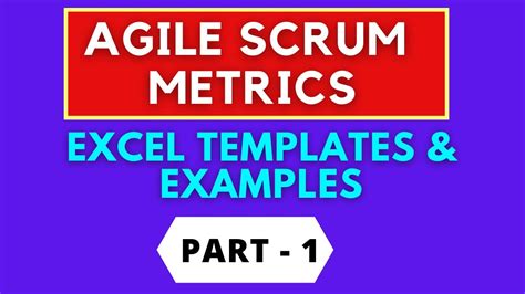 Agile Metrics and Excel Template:(Scrum Metrics and KPI | VELOCITY, BURN DOWN CHART, DEFECT ...