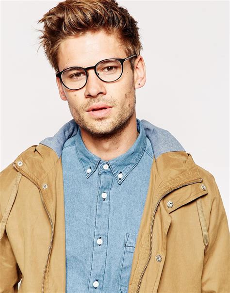 Lyst - Gucci Round Glasses in Black for Men