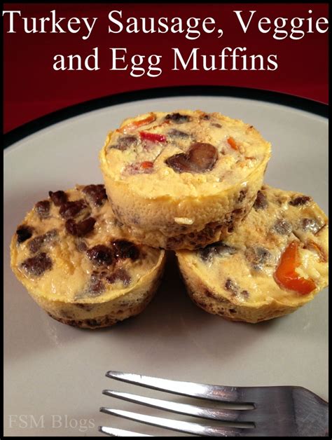 Turkey Sausage, Veggie and Egg Muffins #JDCrumbles #ad