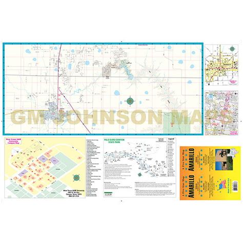 Amarillo, Texas Street Map - GM Johnson Maps