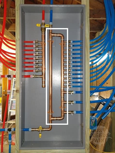 Advantages of a Plumbing Manifold System - Just Needs Paint