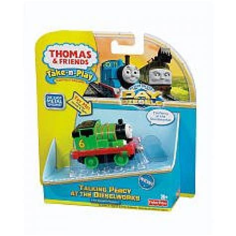 Thomas & Friends Take-N-Play Talking Percy at the Dieselworks - Walmart.com