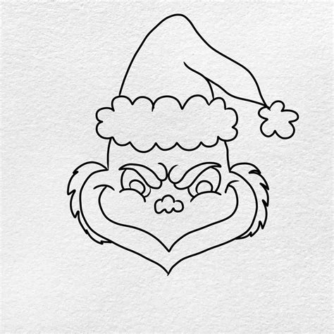 How to Draw the Grinch - HelloArtsy