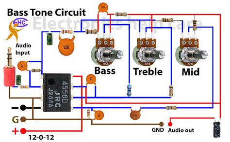 Bass treble circuit diagram - Electronics Help Care