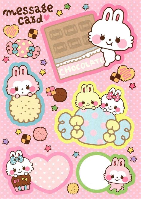 Printable Kawaii Cute Stickers