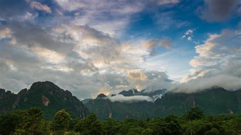 Mountains and blue sky 2202568 Stock Photo at Vecteezy