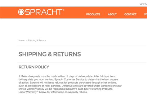Shopify Shipping Policy Templates - Weber Design Labs