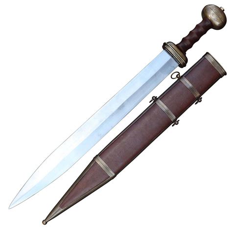 Ancient Roman Legionary Gladius Sword with Scabbard — Medieval Depot