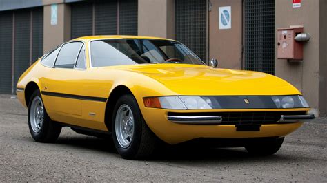 Download Car Yellow Car Old Car Grand Tourer Coupé Vehicle Ferrari 365 ...