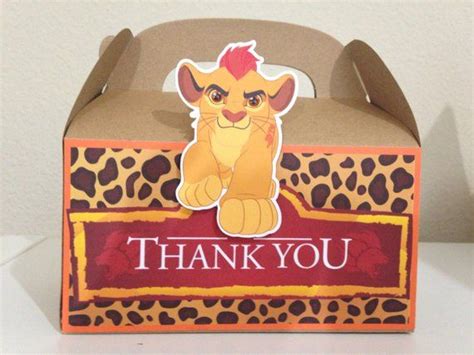 Lion Guard Treat Boxes, Kion Lion Guard Party, Kion, Bunga, Fuli ...