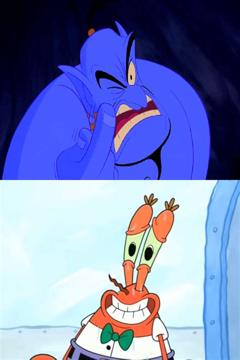 Genie Angry at Mr. Krabs by Gojirafan1994 on DeviantArt