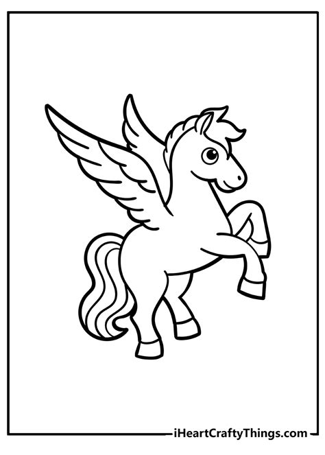 Pegasus Pony Coloring Pages