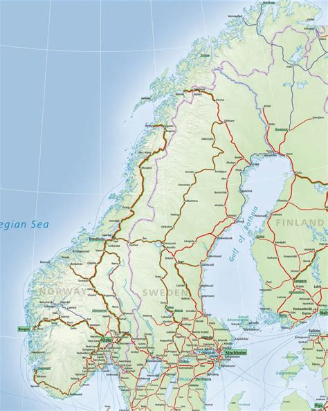 Norway Train Map - ACP Rail