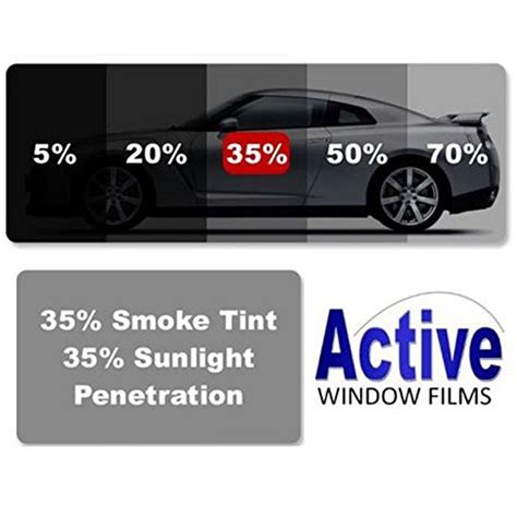 35% LIGHT BLACK CAR WINDOW AUTO TINT, FILM FOR TINTING CARS