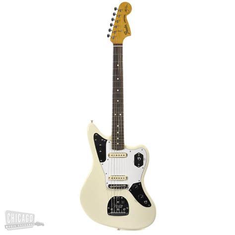 Fender Artist Johnny Marr Jaguar Olympic White – Chicago Music Exchange