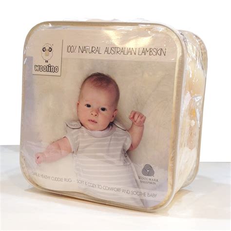 Woolino - Baby Sheepskin Rug | 100% Natural Lambskin for Babies