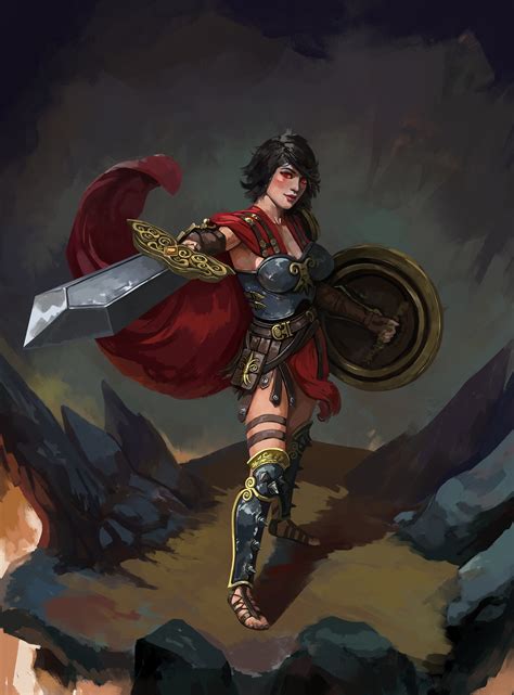 ArtStation - Bellona, Smite