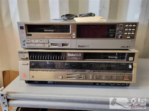 2 Vintage Sony Betamax Players | Computers & Electronics Electronics ...