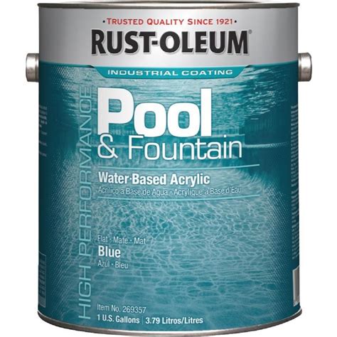 Rust-Oleum 1 Gal. Marlin Blue Acrylic Pool and Fountain Paint (2-Pack)-269357 - The Home Depot ...