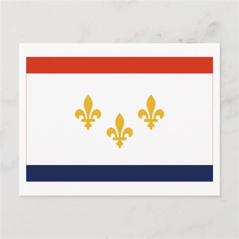 New Orleans Flag Postcard | Zazzle