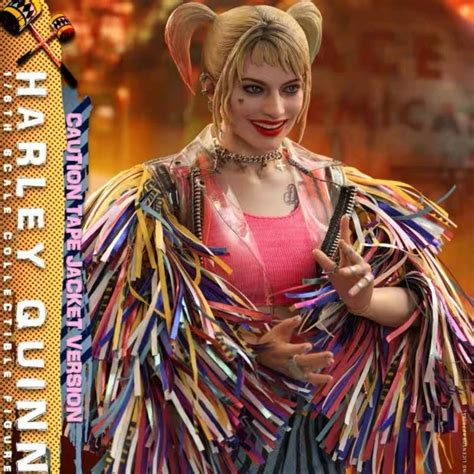 Hot toys harley quinn caution tape jacket version, Hobbies & Toys, Toys & Games on Carousell