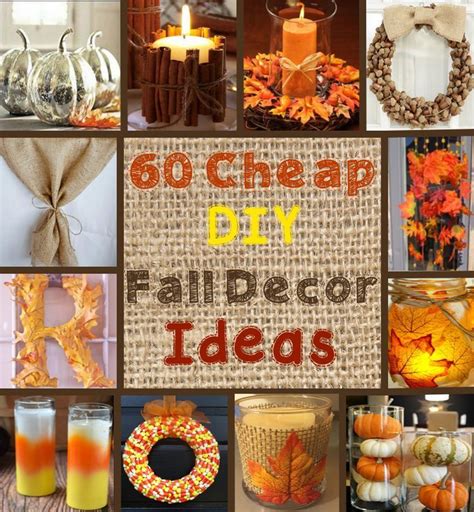 100 Cheap and Easy DIY Fall Decor Ideas for 2023 | Fall decor diy, Fall diy, Easy fall decor