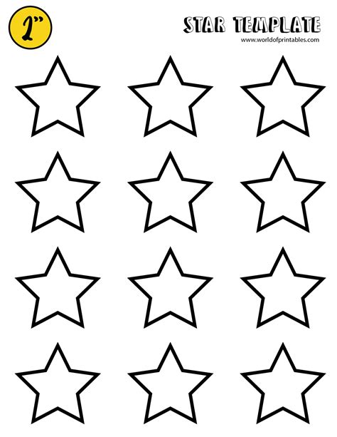 Printable Star Stencils