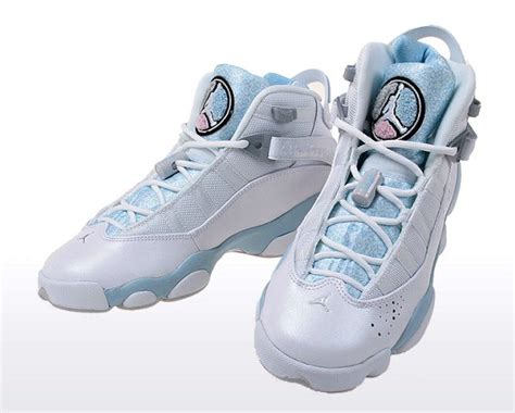 Air Jordan Six (6) Rings - White - Pale Blue - GS - SneakerNews.com