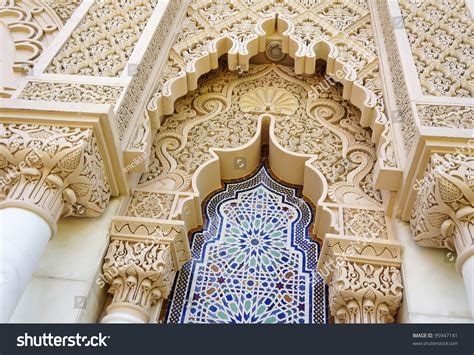 Middle East Moroccan Architecture Traditional Design Stock Photo ...