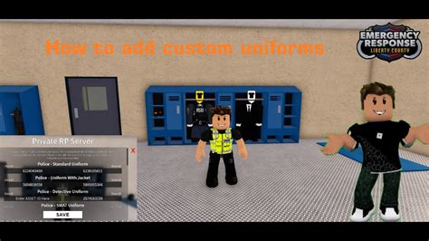 How to add your own custom uniforms in ER:LC *Tutorial* (Emergency Response Liberty County ...