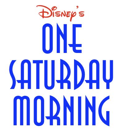 Disney's One Saturday Morning (1997-1999) - Logo by TheYoungHistorian ...