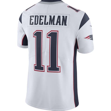 Nike Julian Edelman #11 Limited Jersey-White - Patriots ProShop