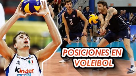 DISTINTAS POSICIONES EN VOLEIBOL 🏐 - YouTube