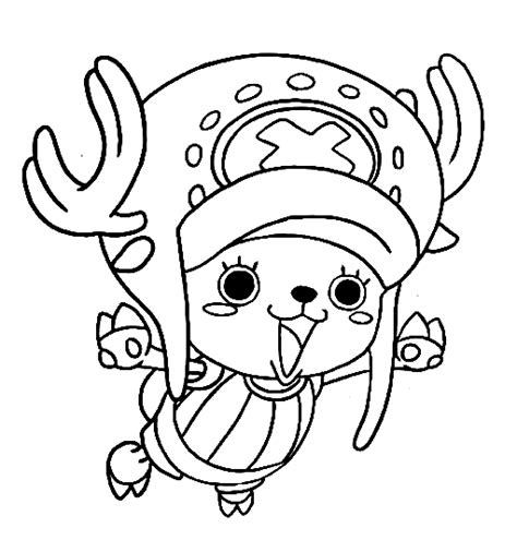 Tony Tony Chopper - Página para colorir de One Piece - Desenhos para colorir gratuitos para ...