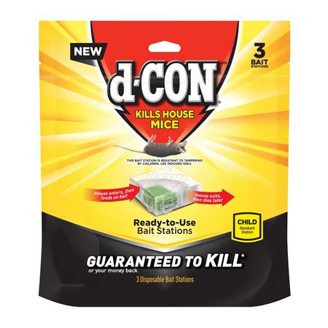 d-CON Disposable Mouse Bait Station (3-Pack)-19200-98342 - The Home Depot