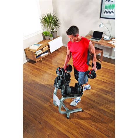 Bowflex SelectTech Dumbbell Set + Dumbbell Stand - Fitshop