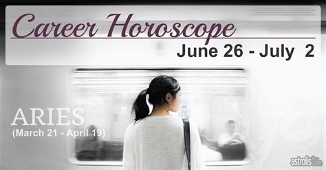 Aries Career Horoscope for the Week of June 26, 2023