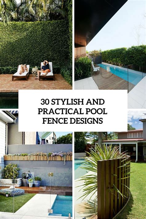 30 Stylish And Practical Pool Fence Designs - DigsDigs