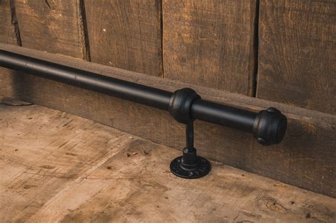 Industrial foot rail Black– middlefarmcrafts