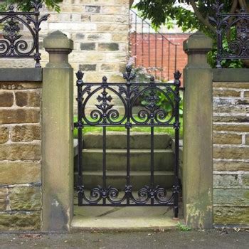 Terrace Garden Gate - Currently Selling with Terrace Posts Only - Heritage Cast Iron USA