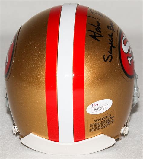 Russ Francis Signed 49ers Mini-Helmet Inscribed "Aloha!" & "Super Bowl XIX Champs" (JSA COA ...