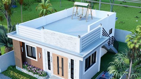 Gorgeous Bungalow House Plan with Roof Deck | Pinoy ePlans