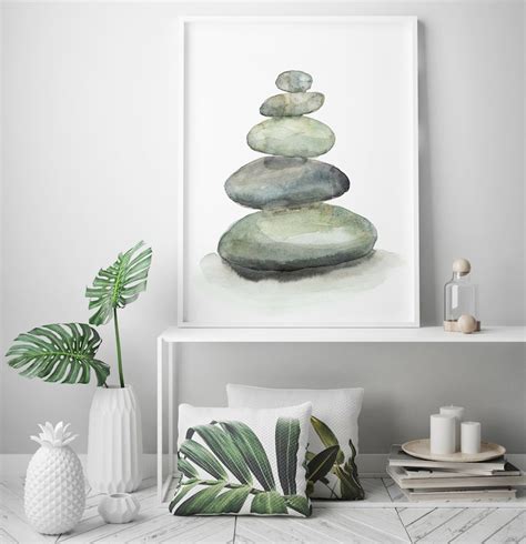 Zen wall art. Yoga Poster. Meditation Art. Printable | Etsy