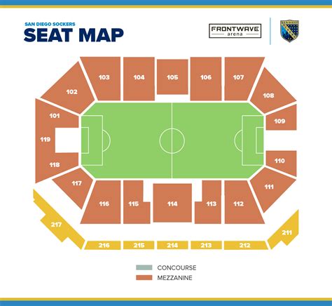 Interactive Seating Chart | Frontwave Arena