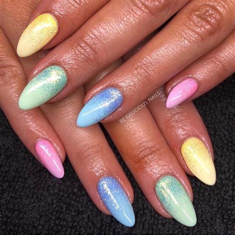 Beautiful Multi-Colored Nails Designs For Summer - The Glossychic